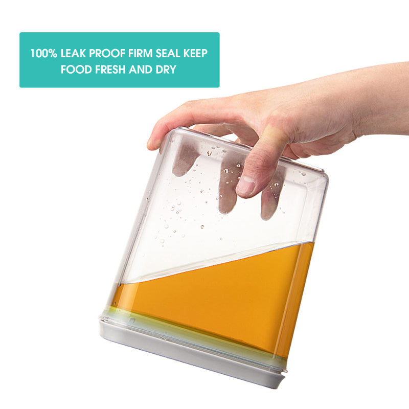 Stackable Food Container Clear Food Storage Jar Kit