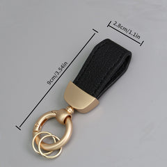 French Short Lamb Keychain Electroplated Pearl Golden Tag Car Key Chain