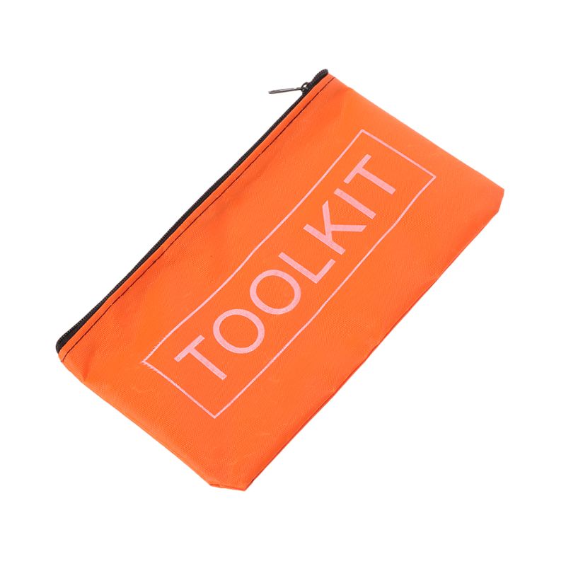 5pcs Orange Waterproof Oxford Tool Bags with Zipper