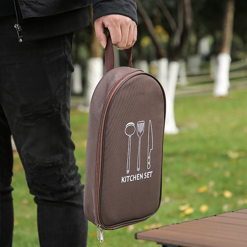 1pc Camping Cookware Tableware Storage Bag