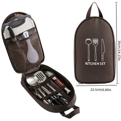1pc Camping Cookware Tableware Storage Bag