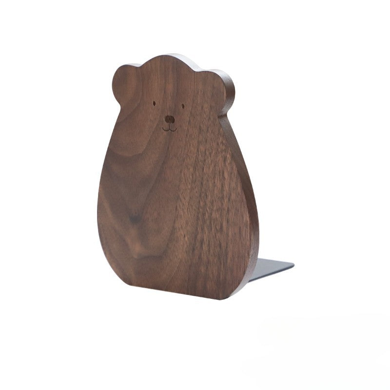 Solid Wood Book Stand Desktop Creative Bookshelf