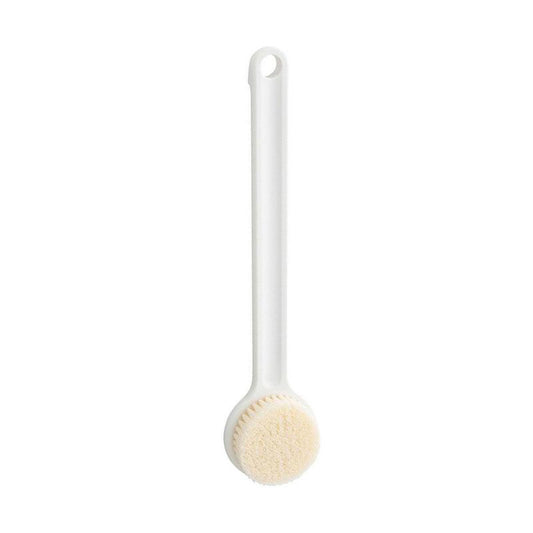 Long Handled Soft Bristled Scrubbing Tool for Comfortable Body Cleaning