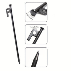 4pcs Steel Ground Nails for Canopy Tent Outdoor Camping Beach