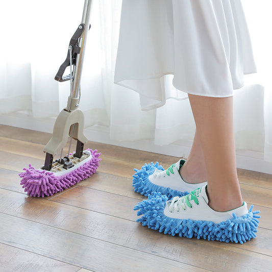 Detachable Floor Mopping Slipper Cover 2pcs
