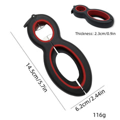 Stainless Steel Can Opener with Bottle Opener, Kitchen/Camping Tool