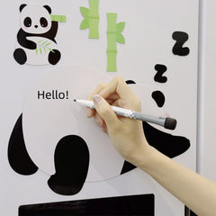 Panda Refrigerator Stickers Erasable Magnetic Note Board