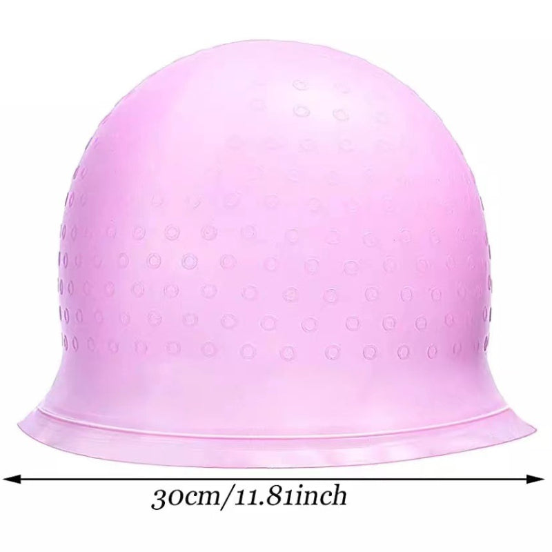 Silicone Highlight Cap Hair Coloring Dye Cap Kit