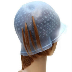 Silicone Highlight Cap Hair Coloring Dye Cap Kit