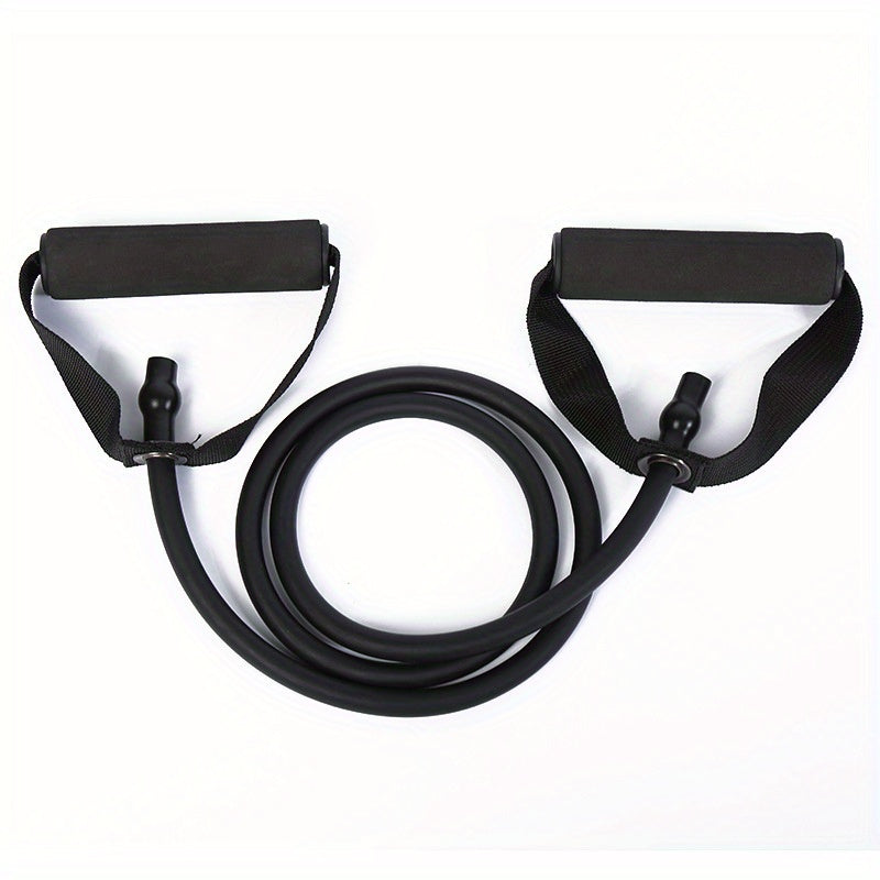 Yoga Resistance Band Non Slip Foam Handle Gym Sports Fitness Workouts