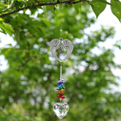 Crystals Prisms Hanging Dog Memorial Garden Decor Pet Loss Sympathy