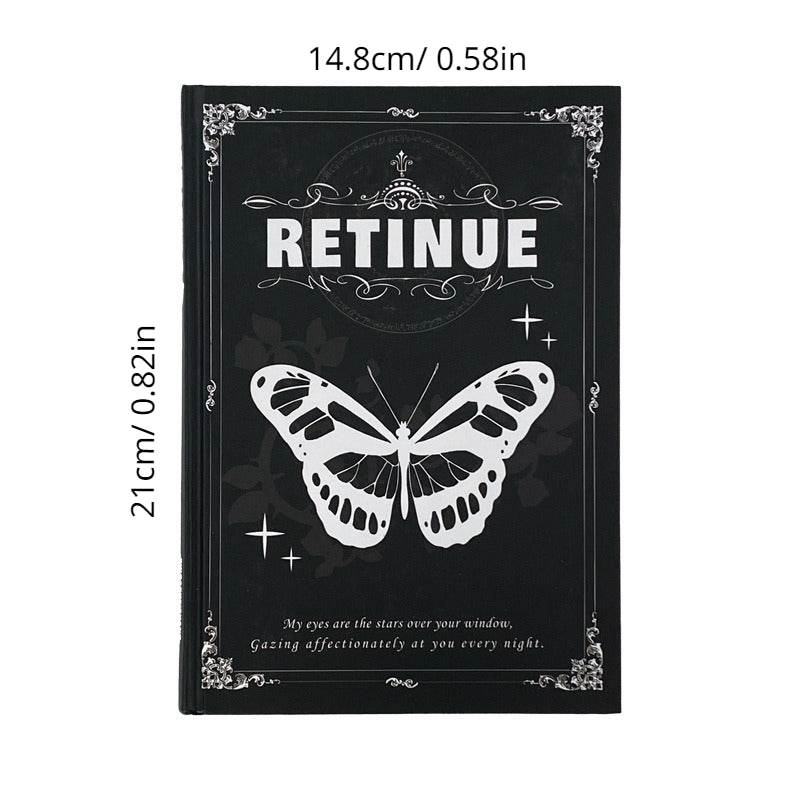 Retro Wind Notebook Hardcover Student Account Book