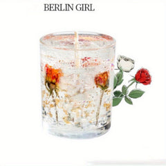 Real Flower Jelly Aromatherapy Candle Essential Floral Candle