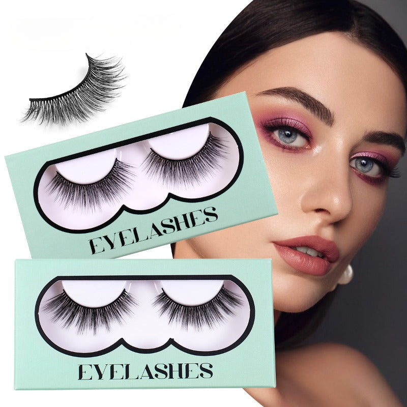 Thick Curling 3D Synthetic False Eyelashes