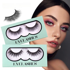 Thick Curling 3D Synthetic False Eyelashes