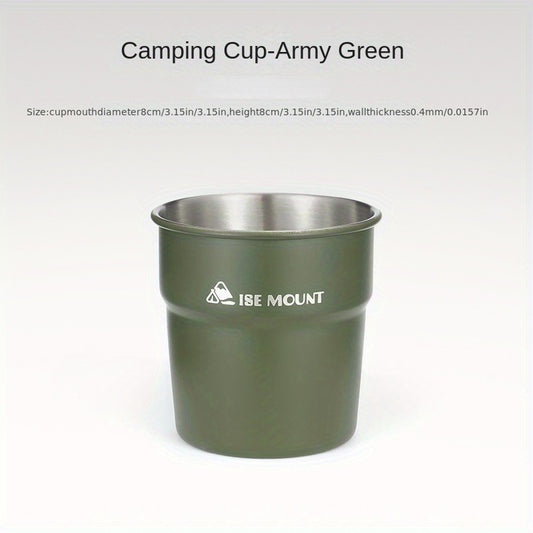 300ML Stainless Steel Cup for Camping, Beer & Coffee, Outdoor Use