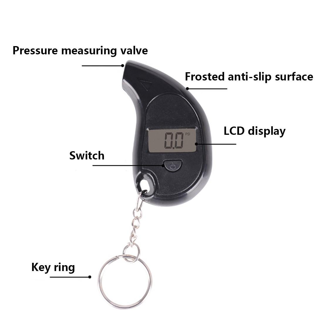 Digital Auto Wheel Tire Air Pressure Gauge Meter Test Tyre Tester For Vehicle