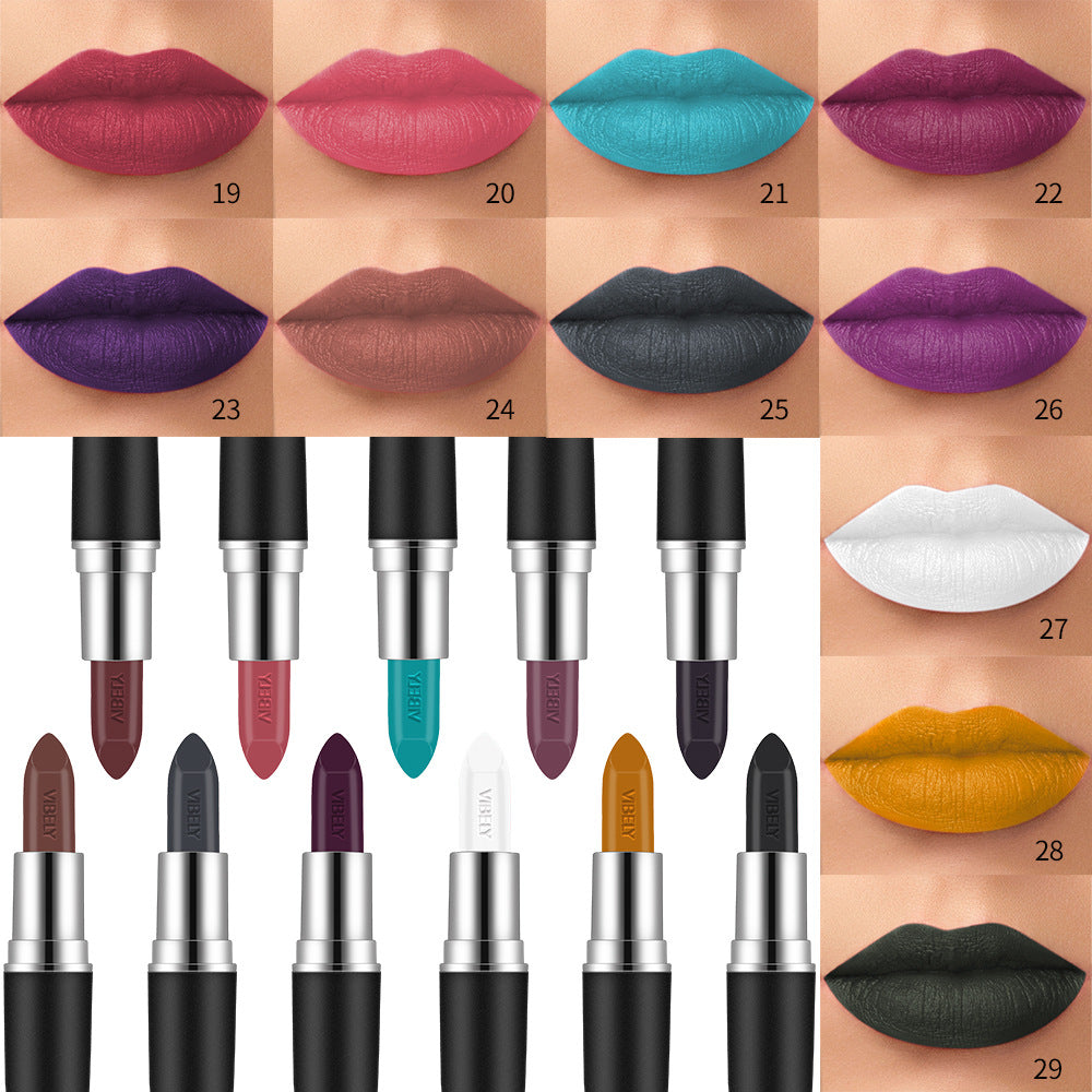Matte Bullet Lipstick Waterproof & Smudge Proof Tube