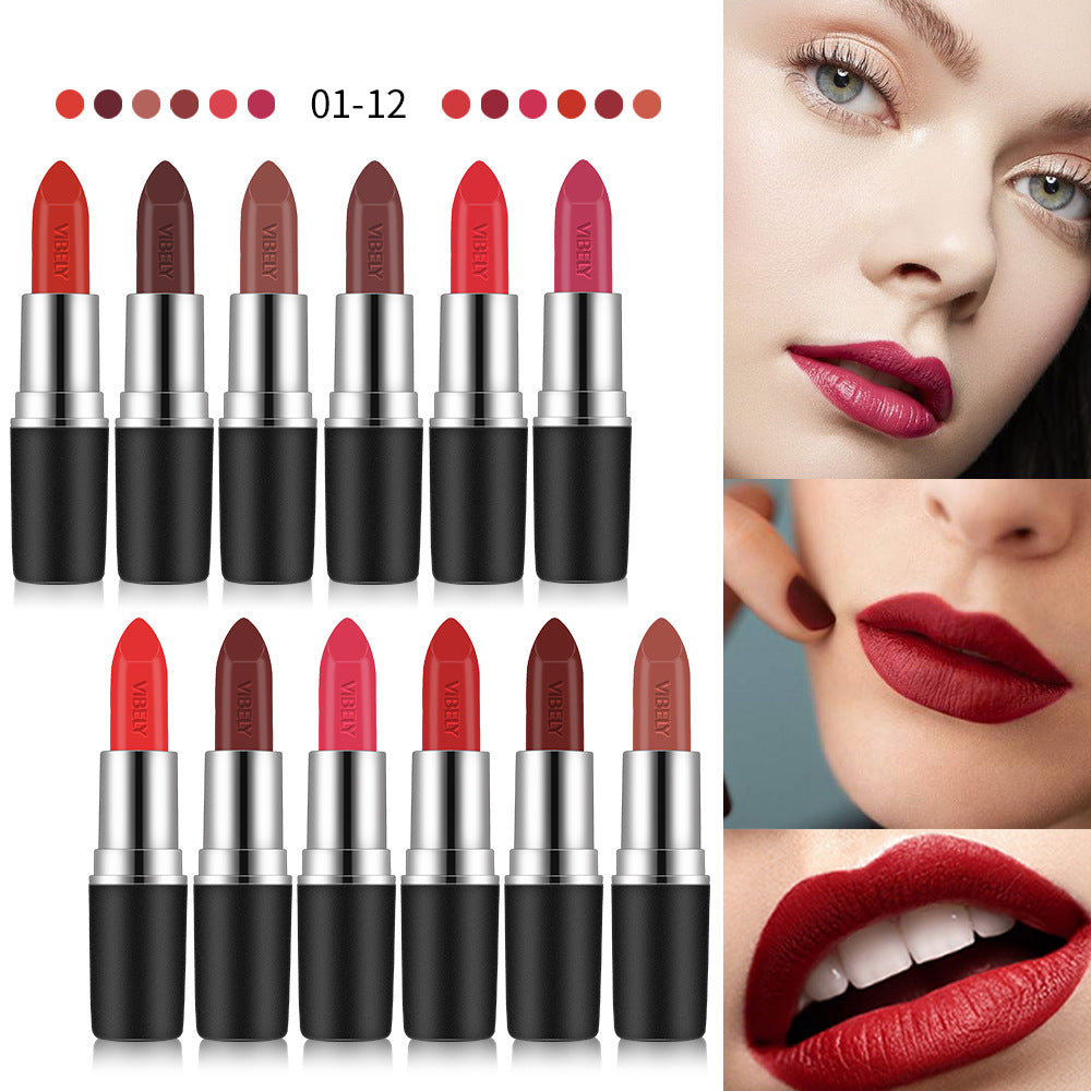 Matte Bullet Lipstick Waterproof & Smudge Proof Tube