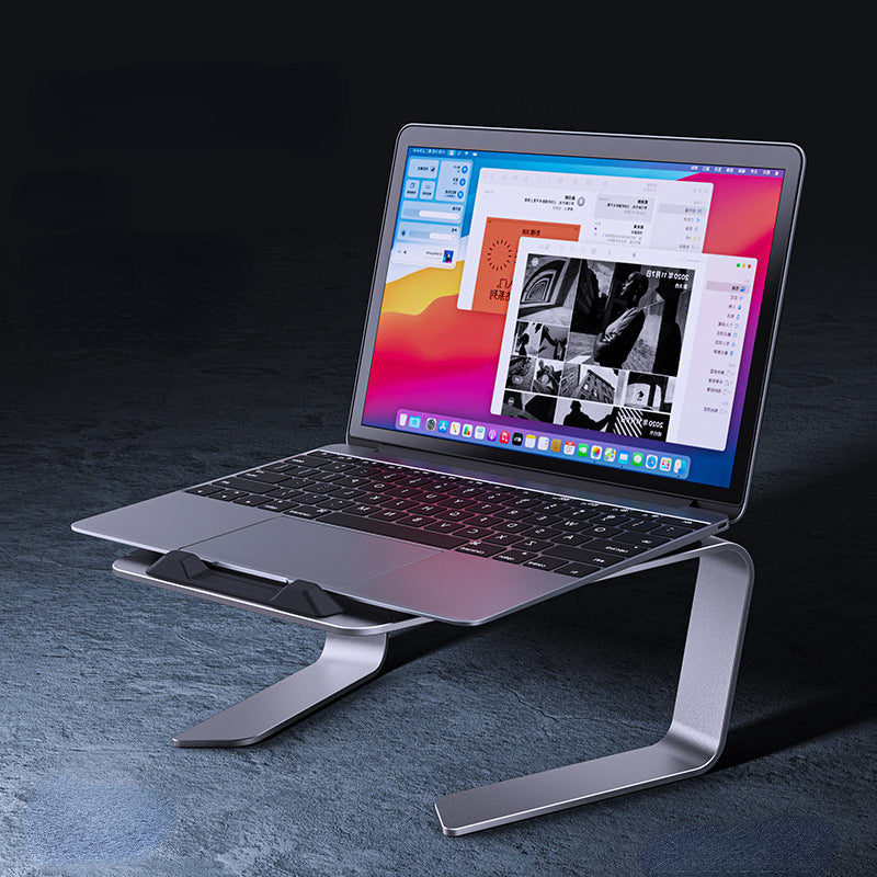 Aluminum Alloy Notebook Stand Vertical Heightening & Heat Dissipation