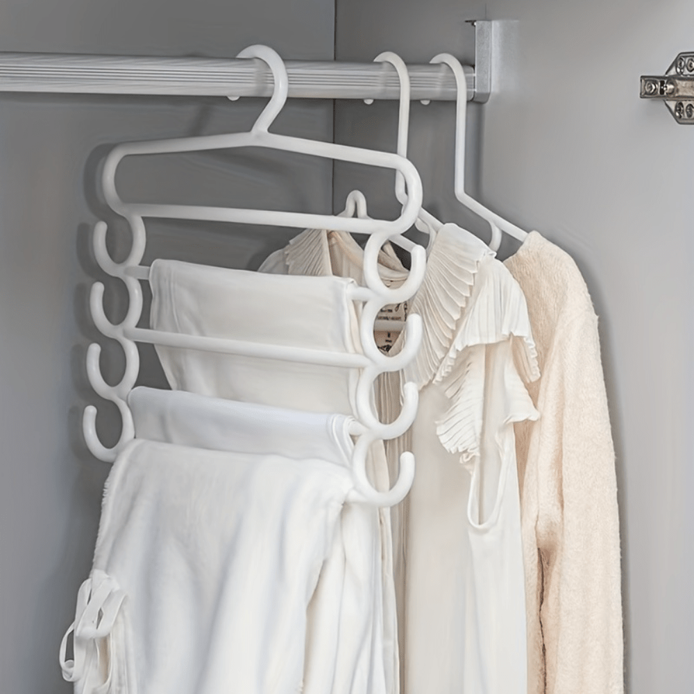 1pc Pants Hanger Trousers Hanger Seamless Trousers Storage Rack