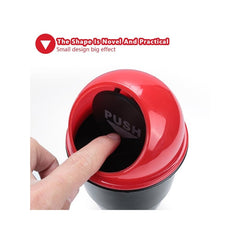 Car Organizer Mini Round Trash Can