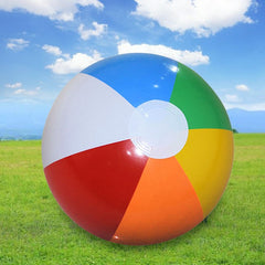 Inflatable Beach Ball Hawaiian Beach Play Water Pool Party Toy Rainbow