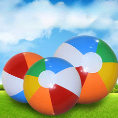 Inflatable Beach Ball Hawaiian Beach Play Water Pool Party Toy Rainbow