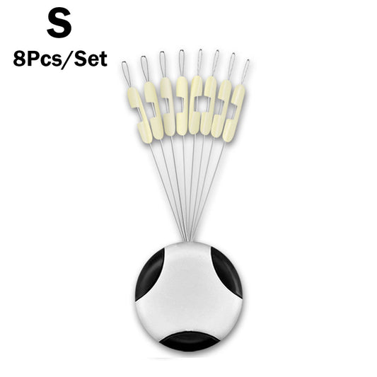 8pcs Double Hooks Contact Device Splitter Swivel Tying Tool