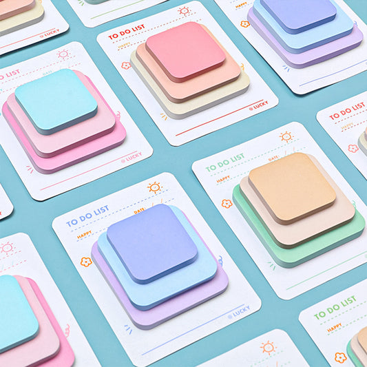 Colorful Overlapping Sticky Notes