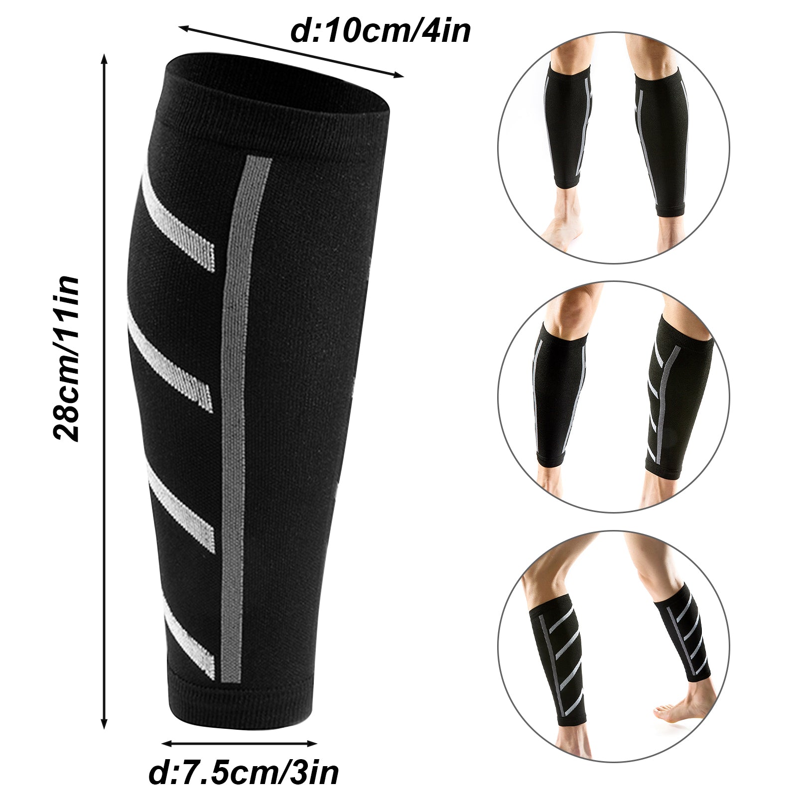 Calf Support Compression Cover UV Sun Protection Leg Compression Socks