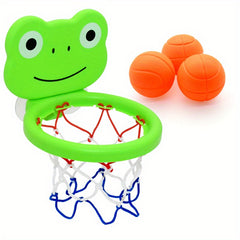 Kids Water Basketball Game Set with 3 Balls Bathroom Bathtub Toy
