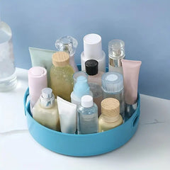 360 Degree Rotary Storage Rack Spice Tray Seasoning Box Cosmetics