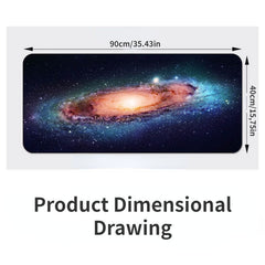 Large Desk Mouse and Keyboard Mat for Office, School or Dormitory