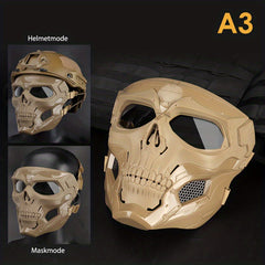 Skull Horror Helmet Mask Skull Goggle Riding Mask Motorcycle