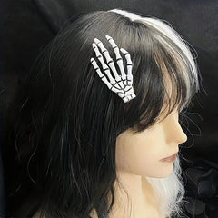2pcs Skeleton Claws Hair Clips for Halloween Cosplay