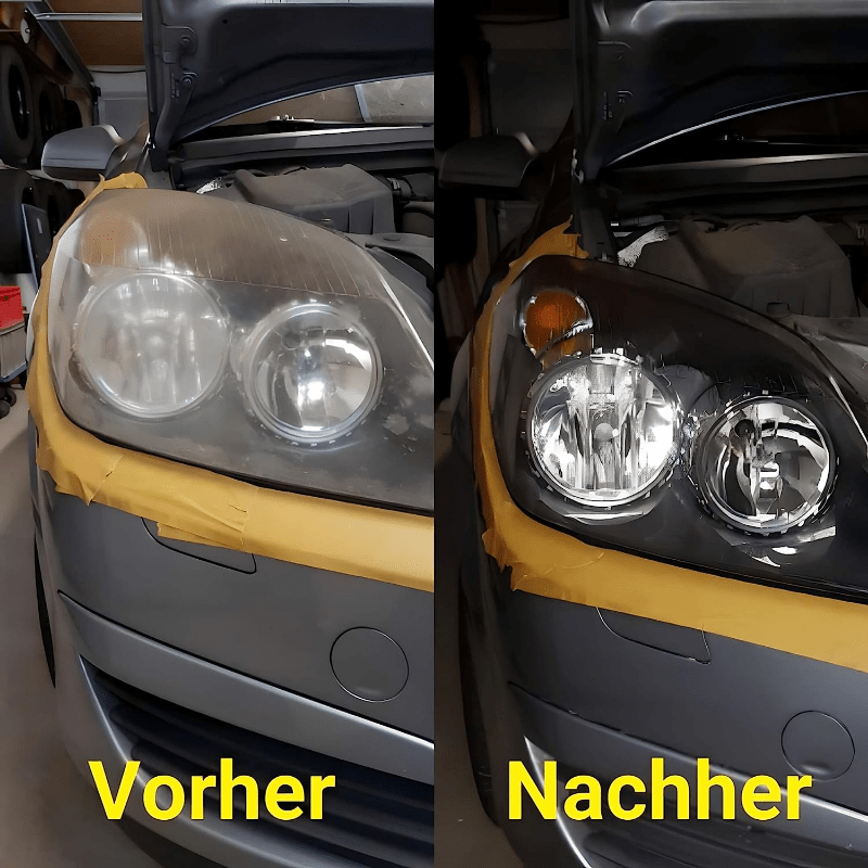 Car Headlight Restoration Set - Yellowing & Aging Repair Tool