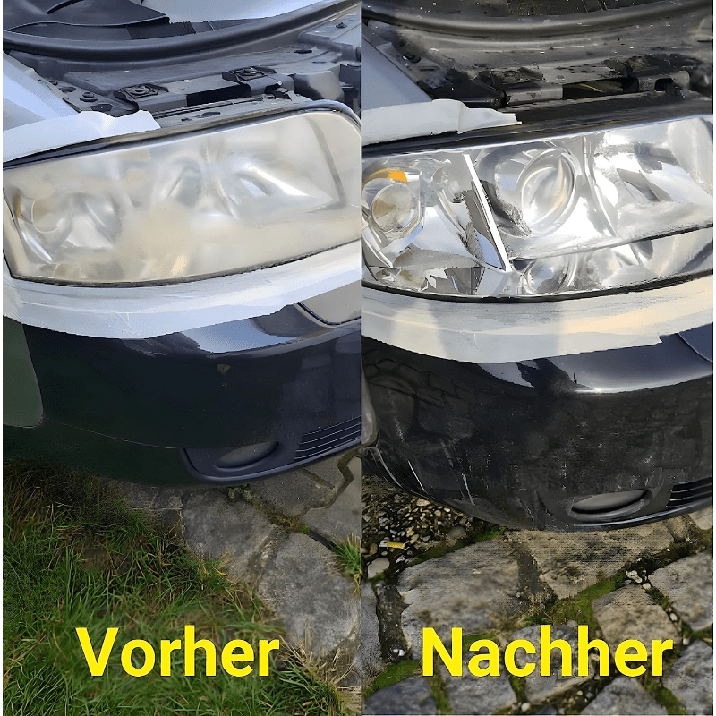 Car Headlight Restoration Set - Yellowing & Aging Repair Tool