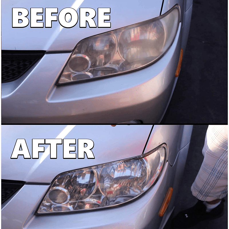 Car Headlight Restoration Set - Yellowing & Aging Repair Tool