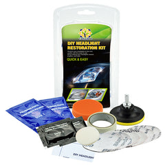 Car Headlight Restoration Set - Yellowing & Aging Repair Tool