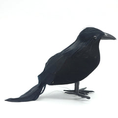 Halloween Feather Crow Desktop Decorations Simulation Photography Props
