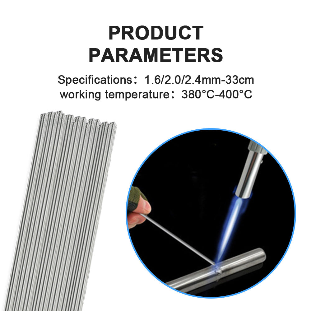 10pcs Low Temp Aluminum Welding Rod No Solder Powder Needed