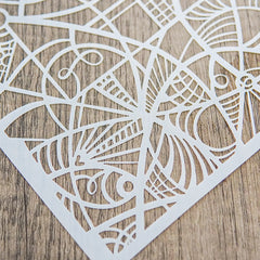 Curves DIY Layering Stencils for Painting Scrapbook Coloring Embossing