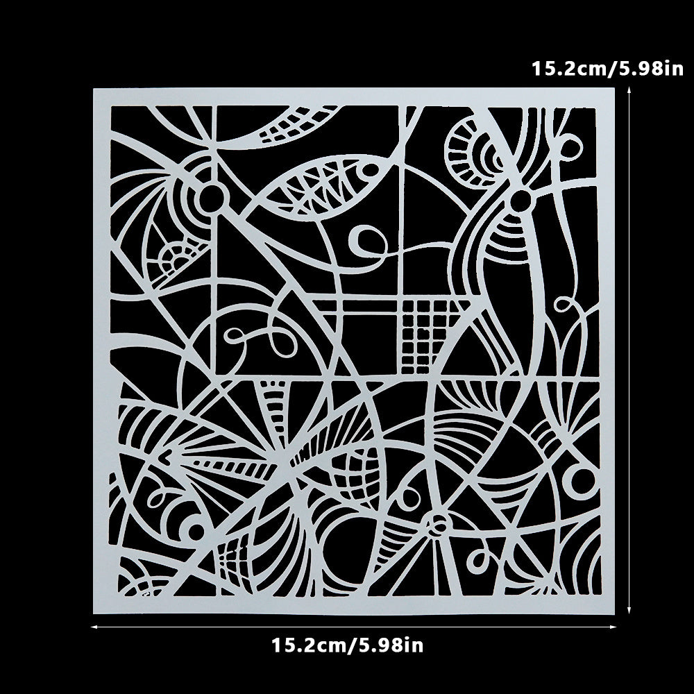 Curves DIY Layering Stencils for Painting Scrapbook Coloring Embossing