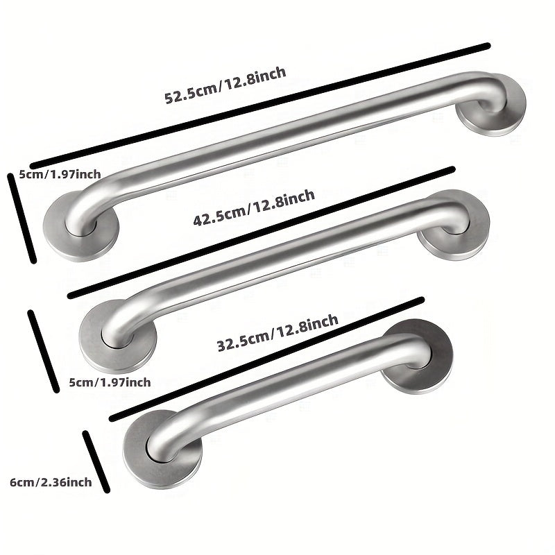 Heavy Duty 227kg Load Bearing Handrail Grab Bar 33cm Length