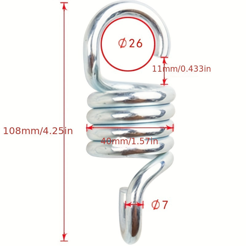 51KG Weight Capacity Steel Extension Spring for Hanging Hammock Chairs Porch