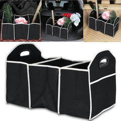 Car Trunk Organizer Folding Sturdy Robust Car Storage Box Car Boot Organiser