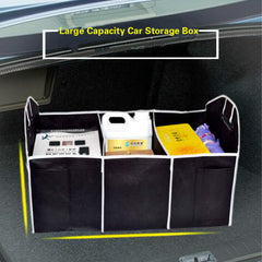 Car Trunk Organizer Folding Sturdy Robust Car Storage Box Car Boot Organiser