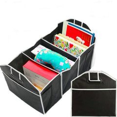Car Trunk Organizer Folding Sturdy Robust Car Storage Box Car Boot Organiser