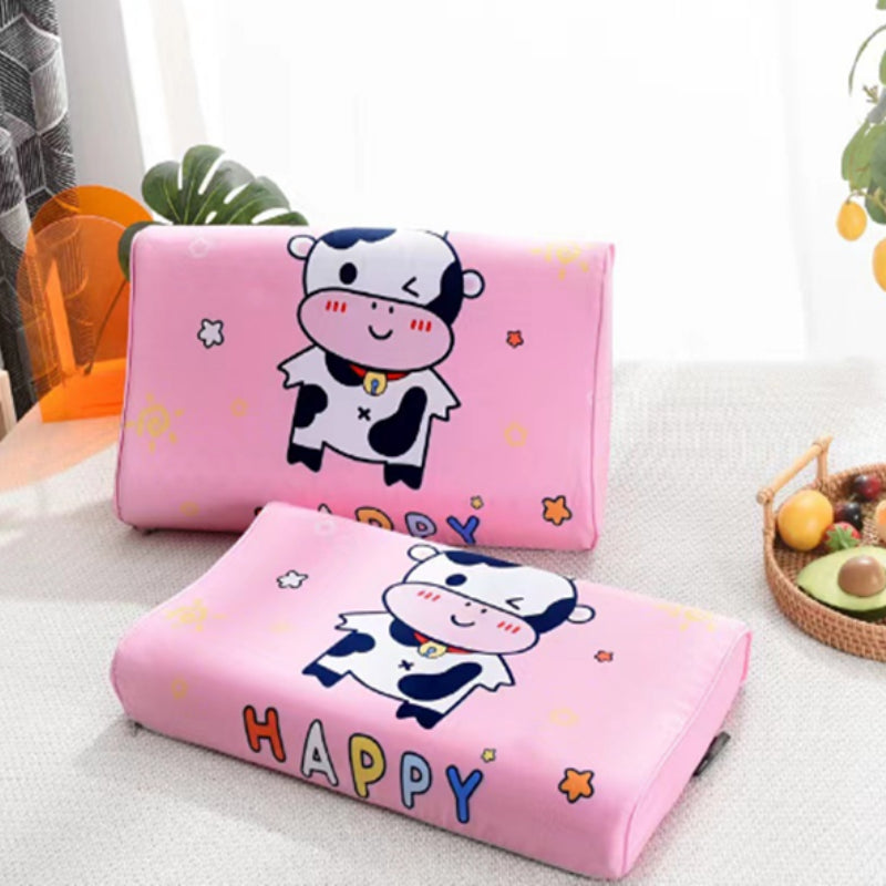 Latex Memory Foam Pillow for Kids Soft Supportive Comfortable Pillow